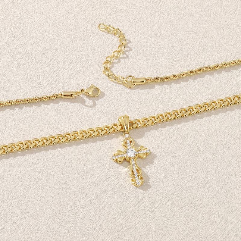 Sorella™ Layered Cross Necklace