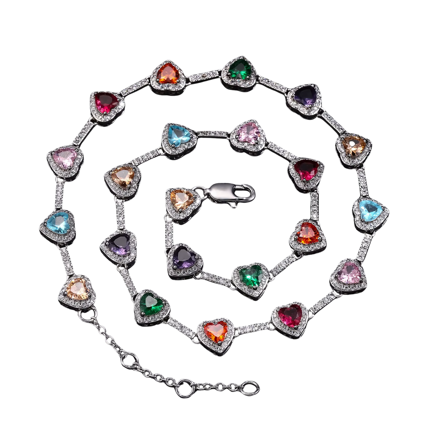 Sorella™ Rainbow Heart Necklace